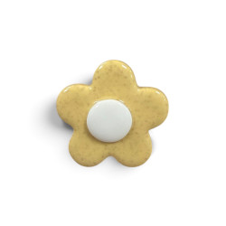 Bague jaune en pâte polymère