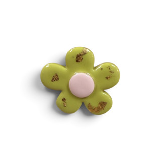 Bague verte en pâte polymère