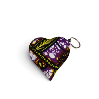 Collection de Porte-clés Matelassés en Tissu wax et Bogolan