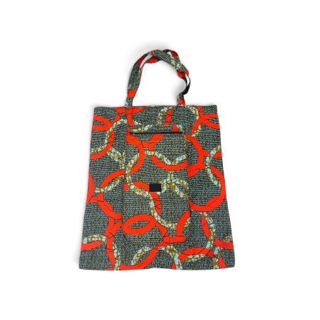 Sac de courses pliable en Wax
