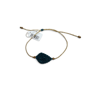 Bracelet doré /feuille verte SOH178975