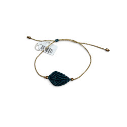 Bracelet doré /feuille verte SOH178975