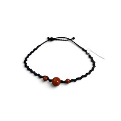 Bracelet nahia jaspe rouge SOH152346