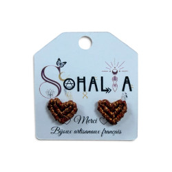 Puces d'oreilles coeur SOH183963