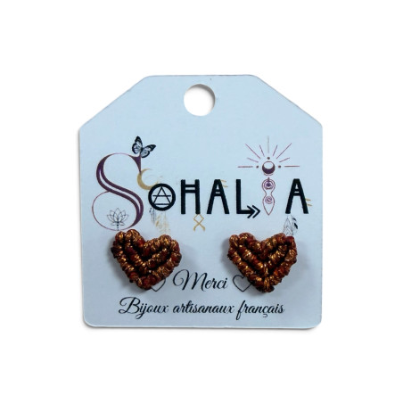 Puces d'oreilles coeur SOH183963