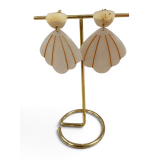 Boucle d'oreilles coquillage