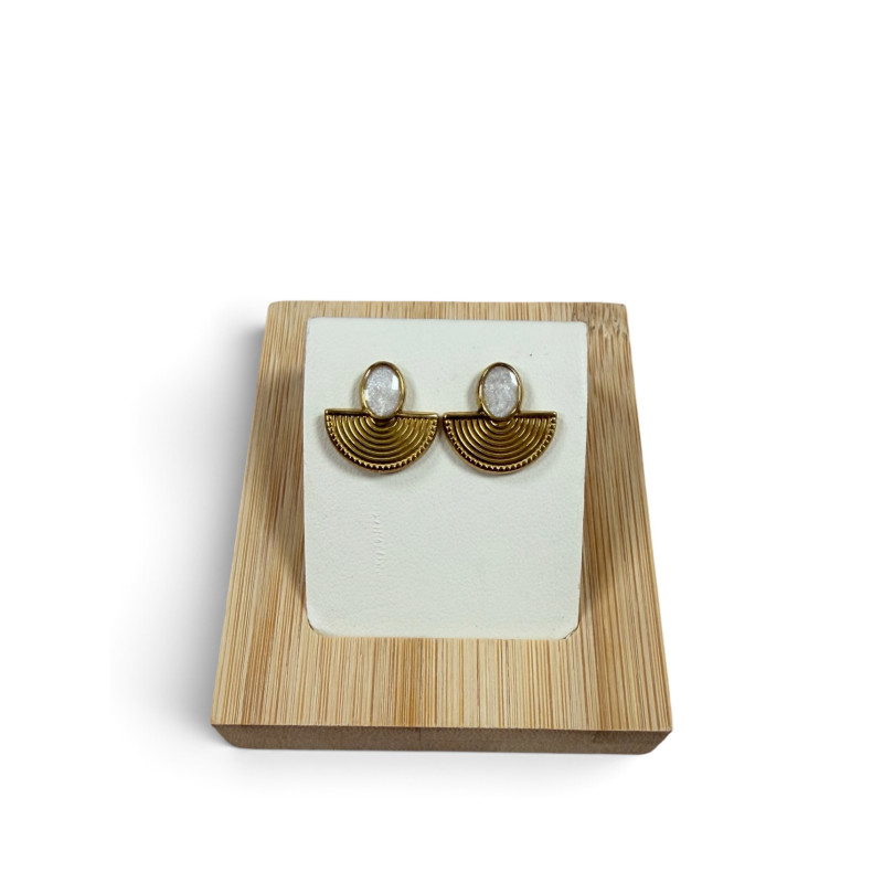 Boucle d'oreilles nacré