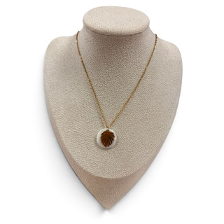 Collier feuille