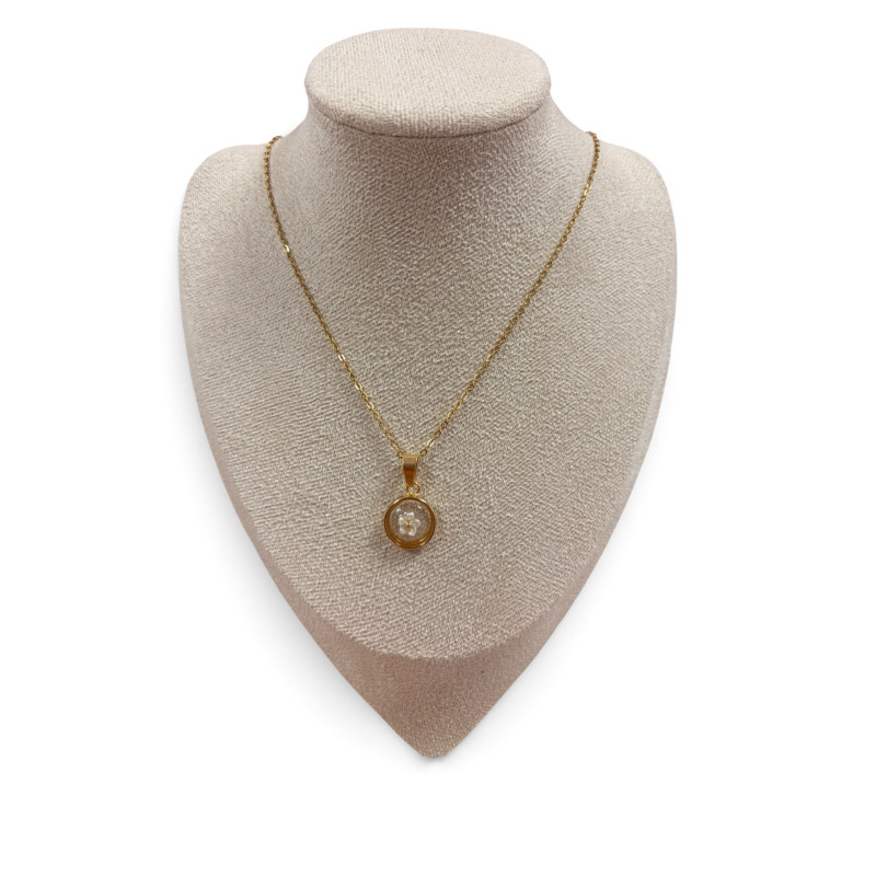 Collier avec fleur