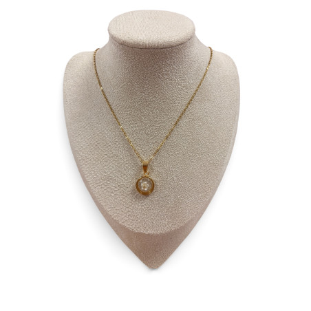 Collier avec fleur