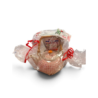 Coffret théière rouge +tisane bien être respiratoire