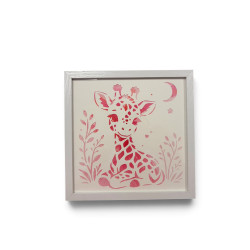 Cadre - Bébé girafe