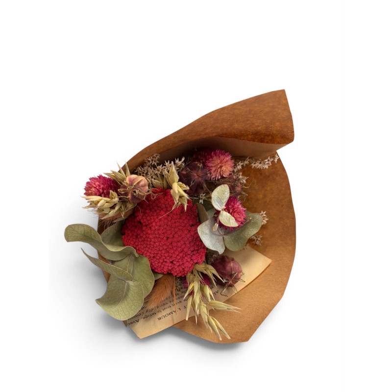 Mini Bouquet de fleurs séchées Rose