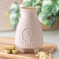 Brûleur en céramique marron – Collection Palo Santo