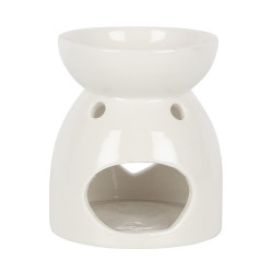 Brûleur Cœur blanc