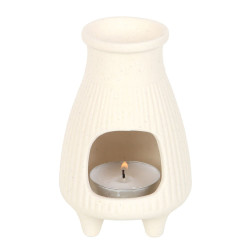 Brûleur en céramique crème – Collection Palo Santo