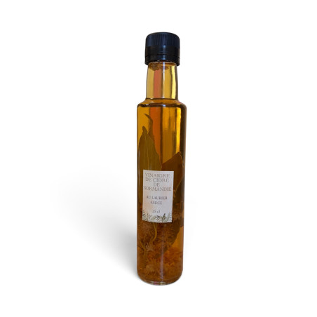 Vinaigre au laurier sauce de cidre de Normandie - 25cl