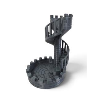 Tour à Dés- Escaliers- Gris