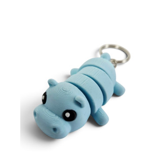 Porte-clés Hippopotame Flexi'A