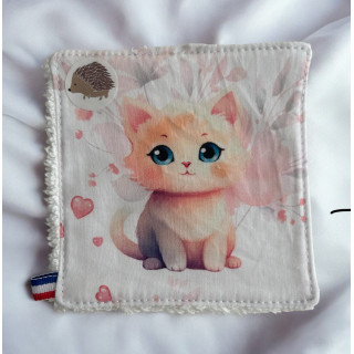 Lingette enfant en tissu & éponge
