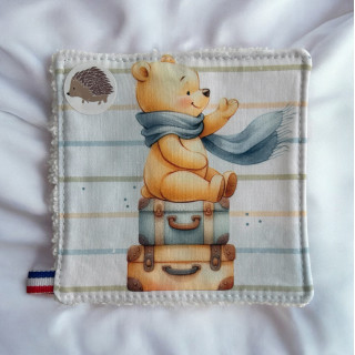 Lingette enfant en tissu & éponge