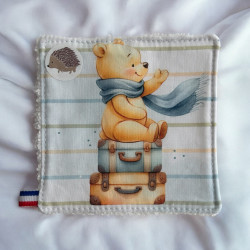 Lingette enfant en tissu & éponge