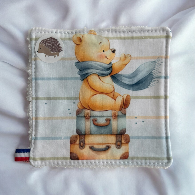 Lingette enfant en tissu & éponge