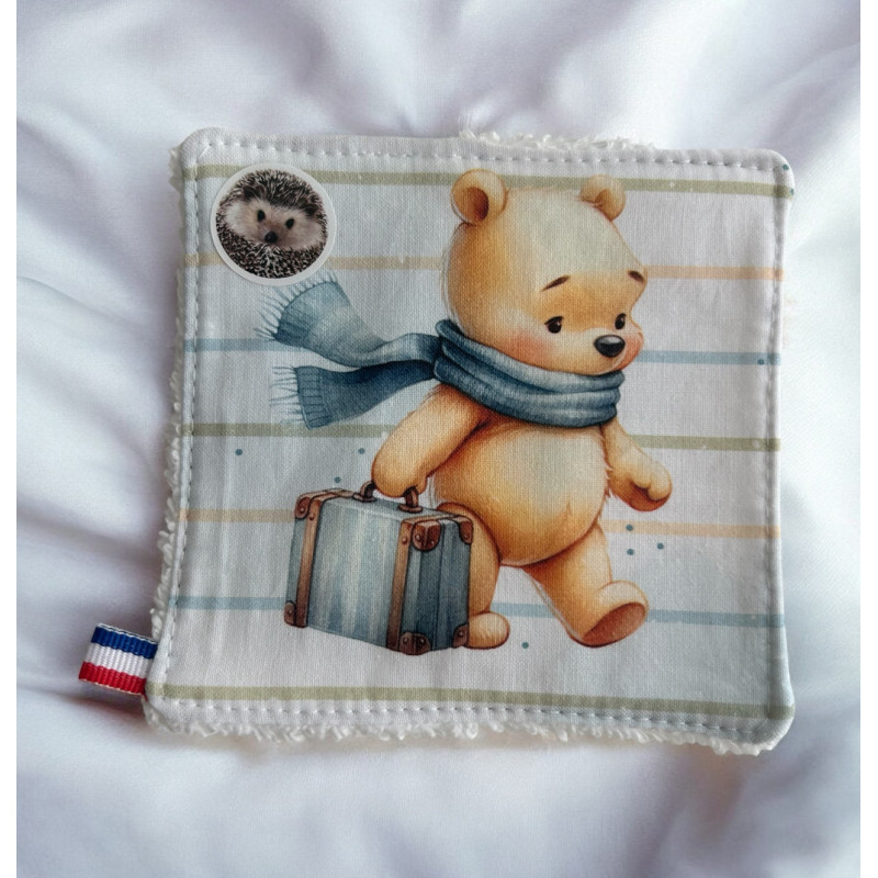 Lingette enfant en tissu & éponge