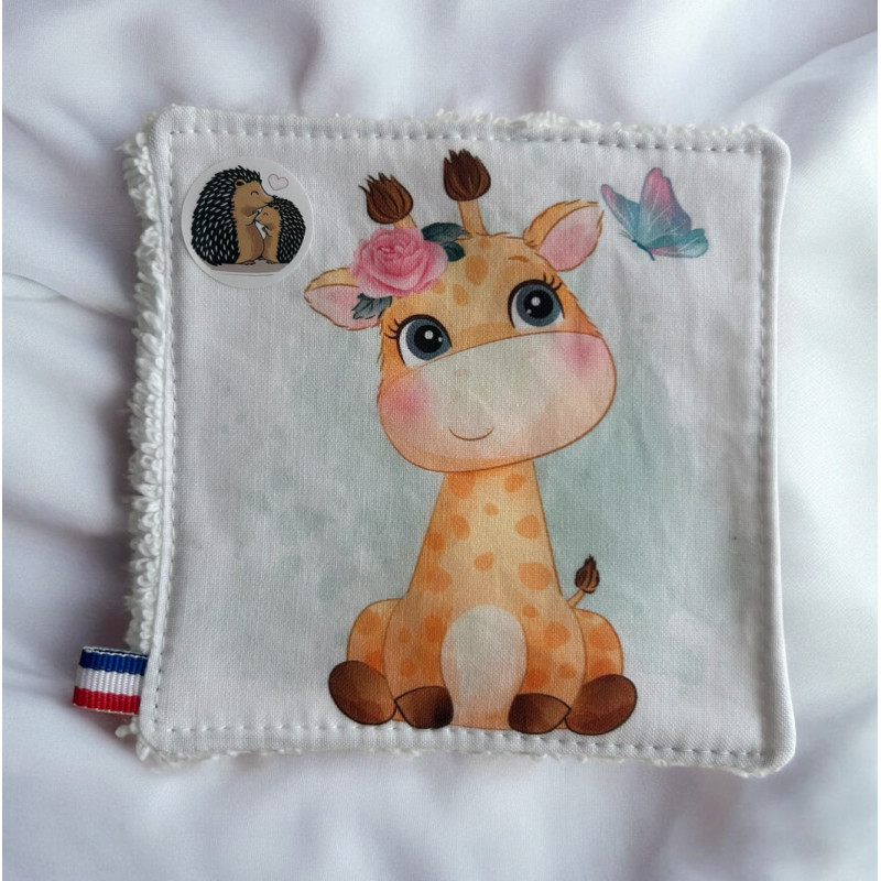 Lingette enfant en tissu & éponge