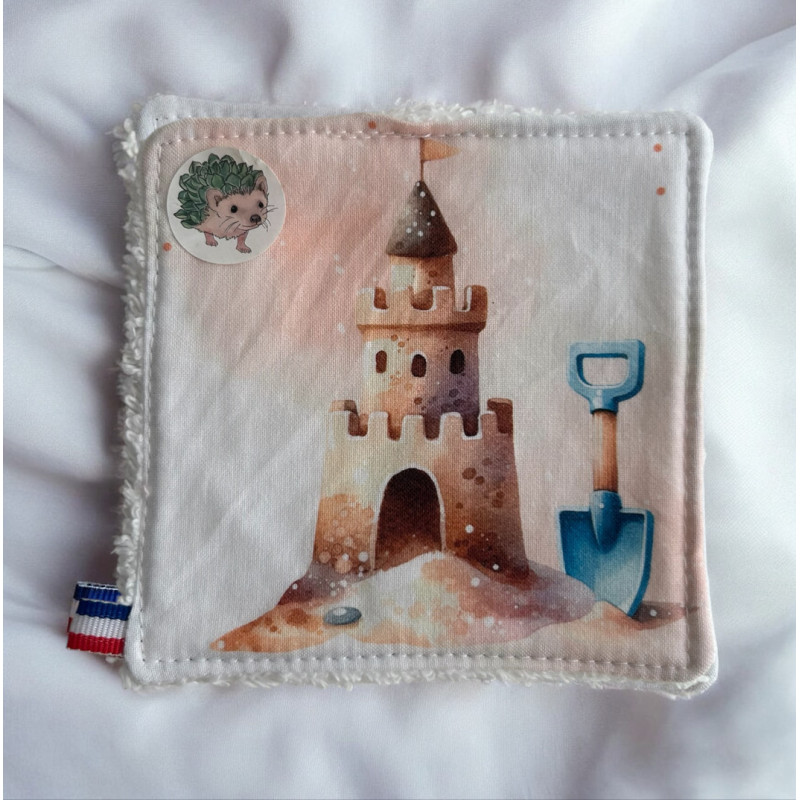 Lingette enfant en tissu & éponge