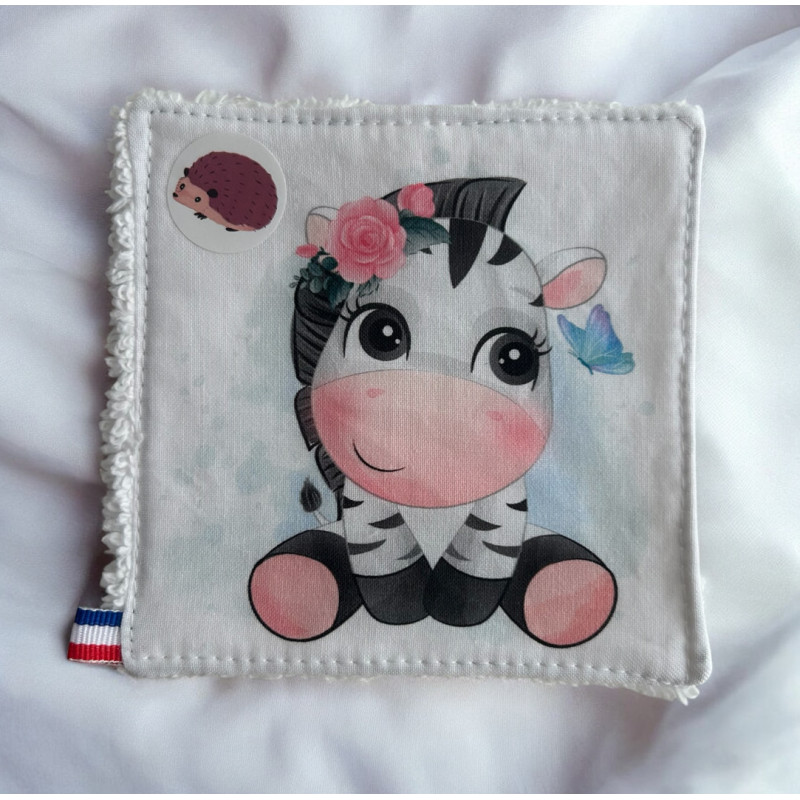 Lingette enfant en tissu & éponge
