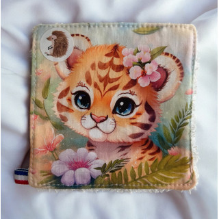 Lingette enfant en tissu & éponge