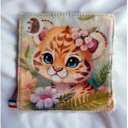Lingette enfant en tissu & éponge