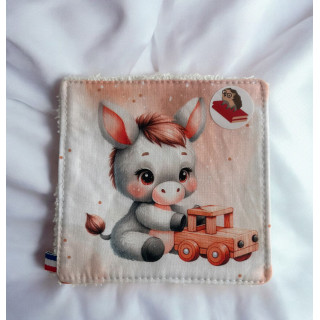 Lingette enfant en tissu & éponge