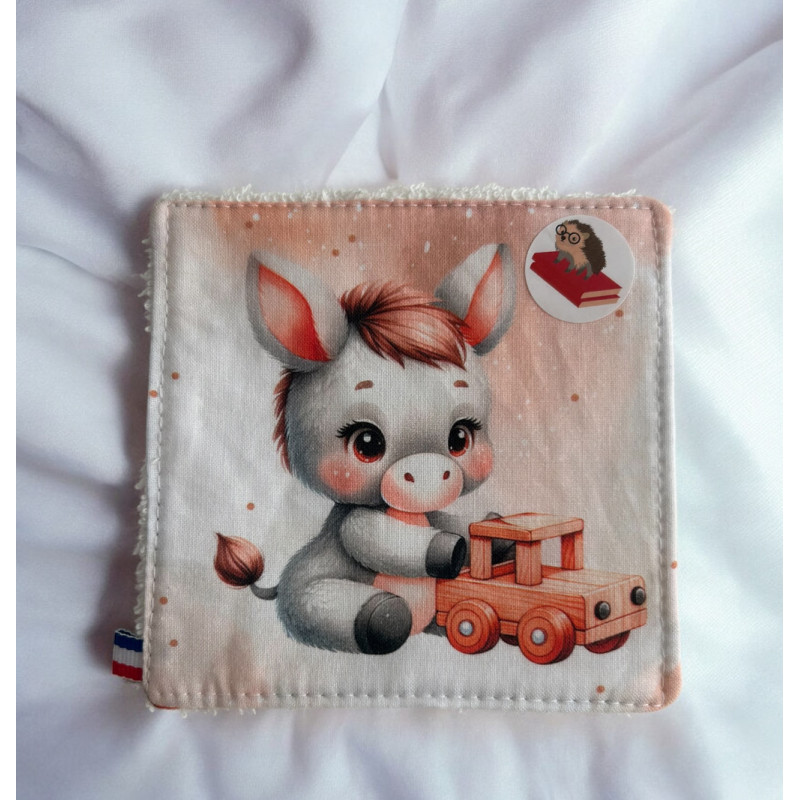 Lingette enfant en tissu & éponge