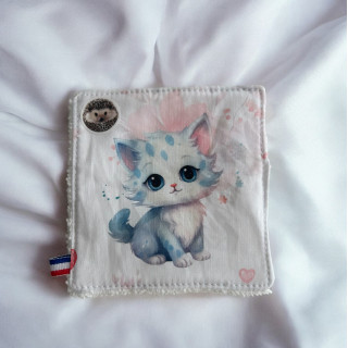 Lingette enfant en tissu & éponge