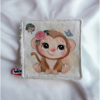 Lingette enfant en tissu & éponge