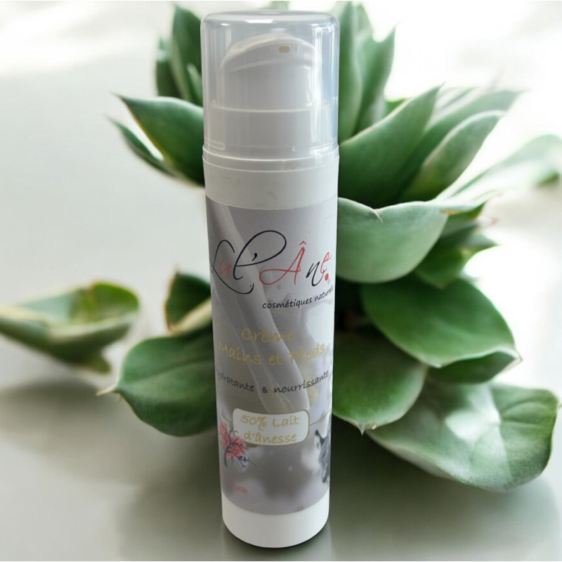 Crème Mains et Pieds - Lait d'angèle - 50ml - 50% lait d'ânesse