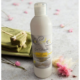 Gel douche  - 40% lait d'ânesse - Sans sulfate - Tiaré- 250ml