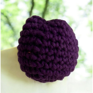 Fleur de tulipe violet foncé