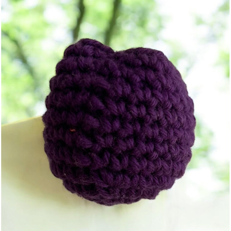 Fleur de tulipe violet foncé