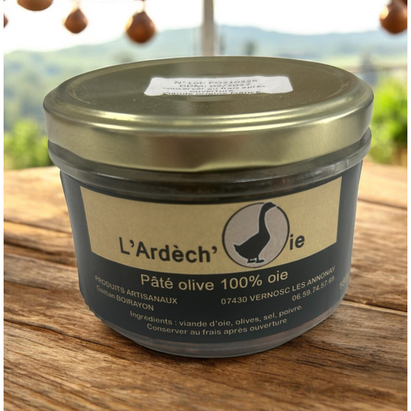 Pâté olive 100% oie