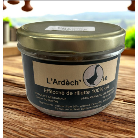Effiloché de rillette 100% oie
