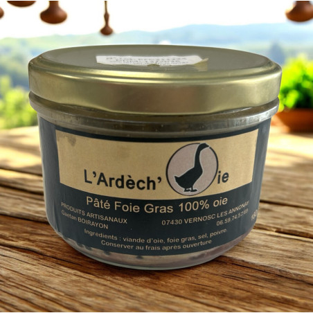 Pâté foie gras 100% oie