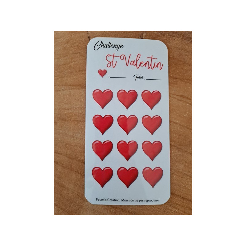 Challenge St Valentin