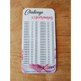 Challenge 52 semaines