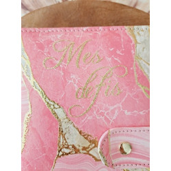 Classeur A6 "Mes défis"+ 6 enveloppes transparentes