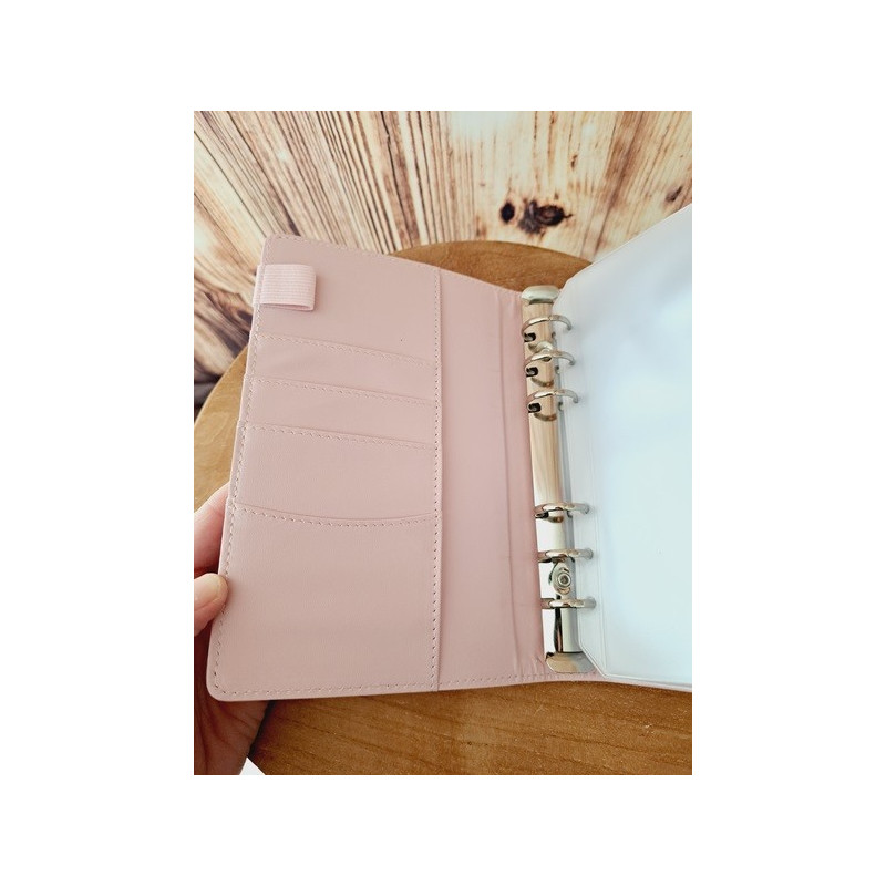 Classeur A6 "Mes défis"+ 6 enveloppes transparentes