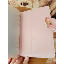 Classeur A6 "Mes défis"+ 6 enveloppes transparentes