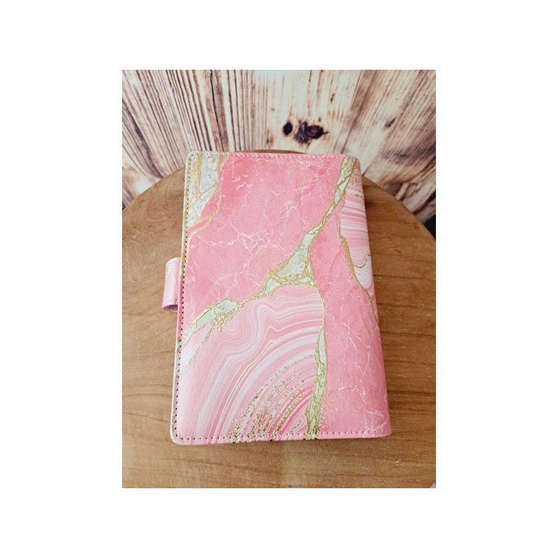 Classeur A6 "Mes défis"+ 6 enveloppes transparentes